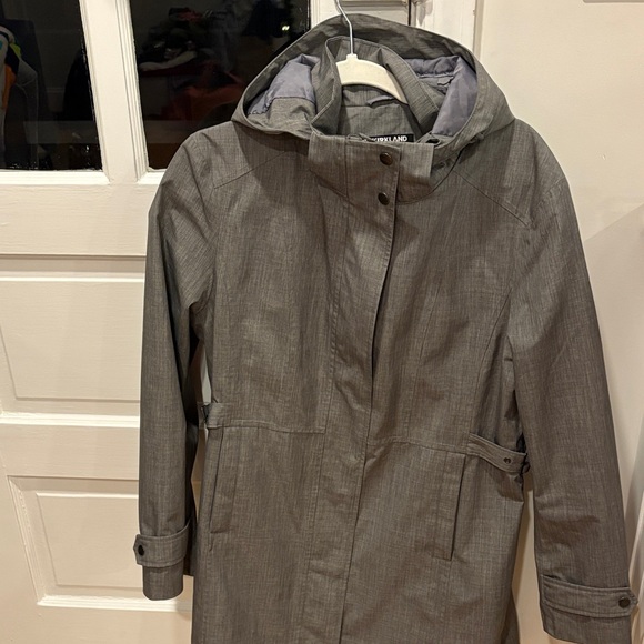 Kirkland Signature Gray Women's Trench Coat - Picture 3 of 16